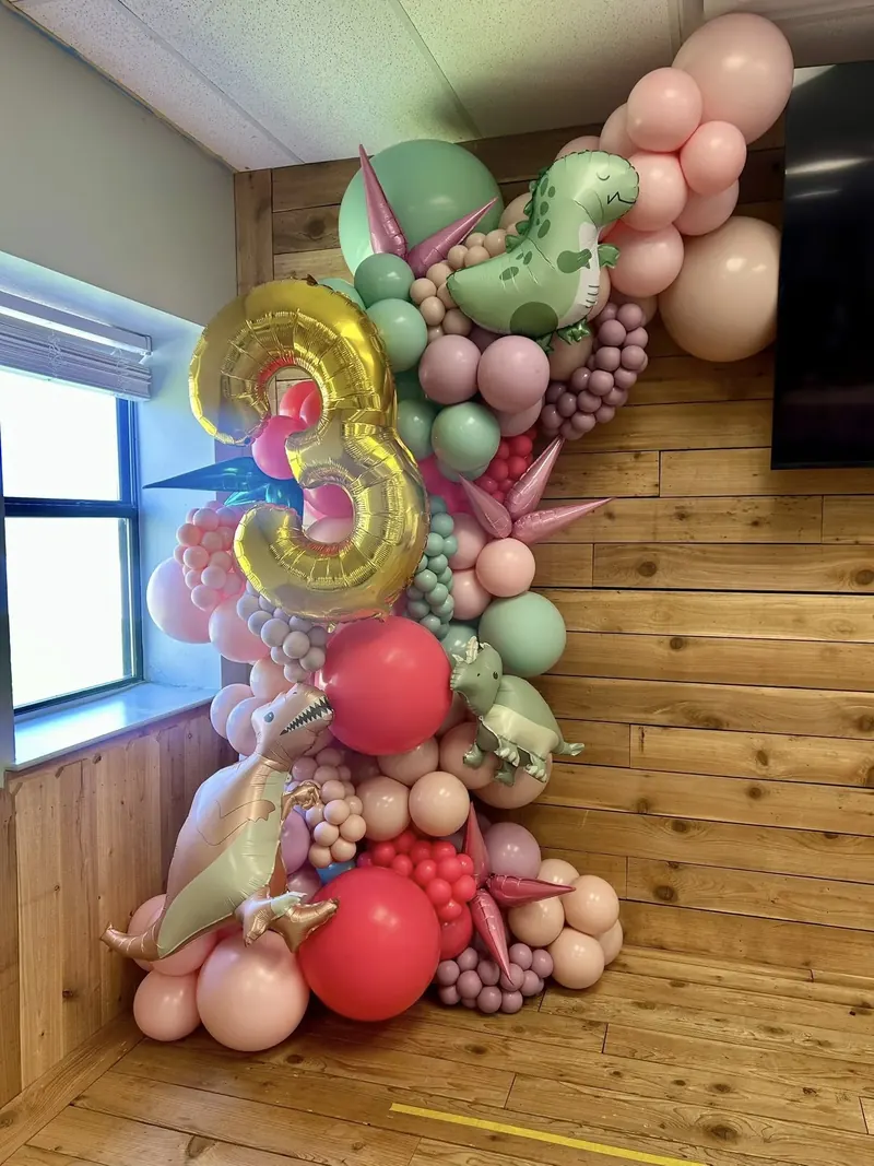 Balloon installation by Balloons and More Party Store